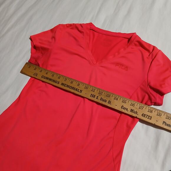 NWT Nanana dance leggings Med - Fila short-sleeved athletic top coral red M - Picture 10 of 11